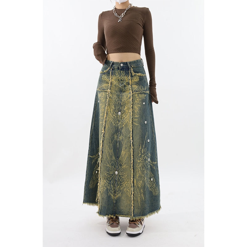 Vintage Women's Denim Skirt