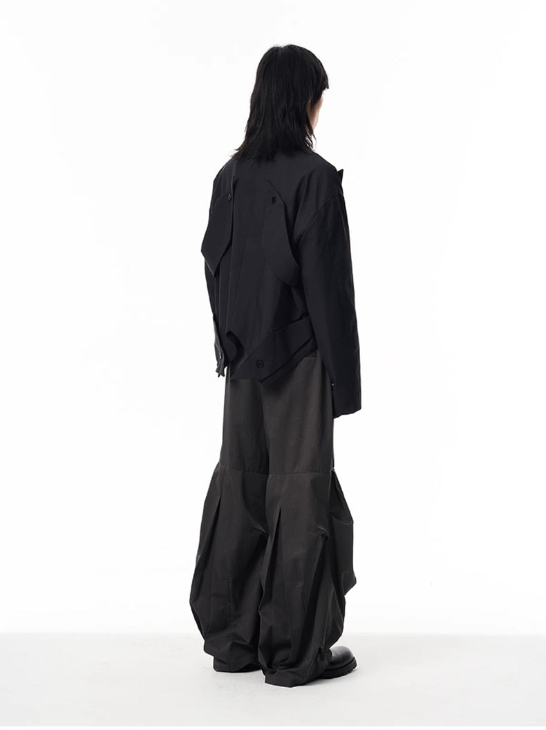 Baggy polyester pants