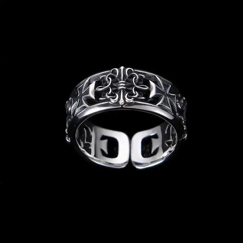 Iron Cross Adjustable Ring