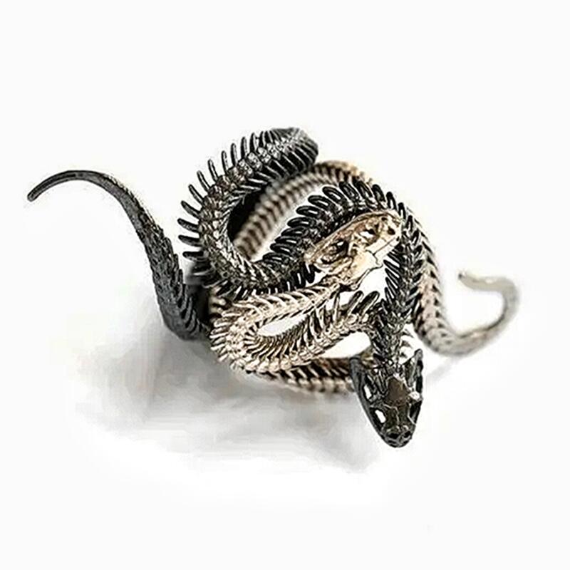 Horned Snake Adjustable Rings