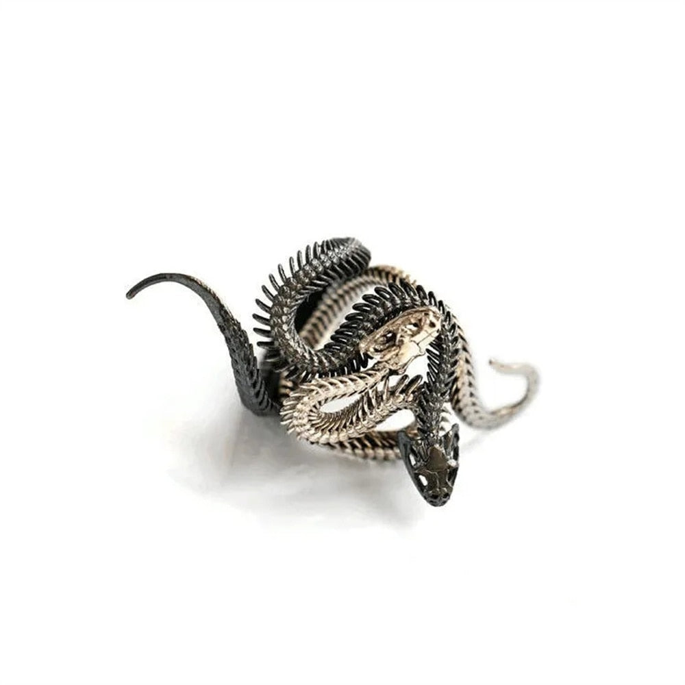 Horned Snake Adjustable Rings