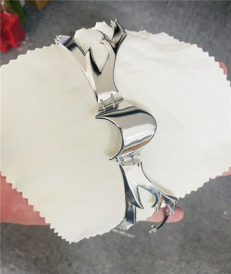 Metal Mechanical Face Ornaments