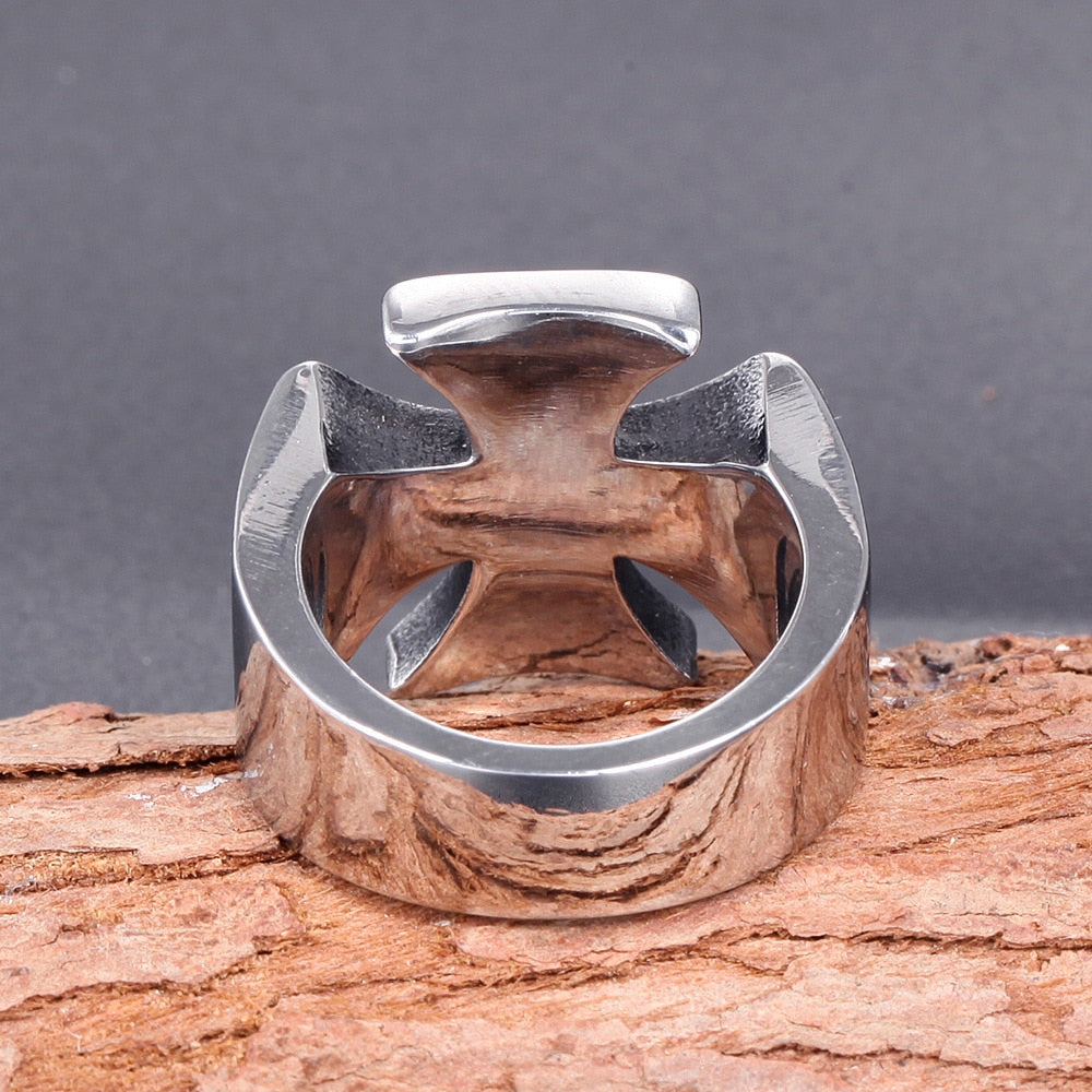 Black Cross Ring