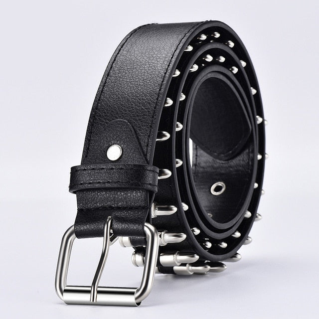 Women's Bullets Leather Belt