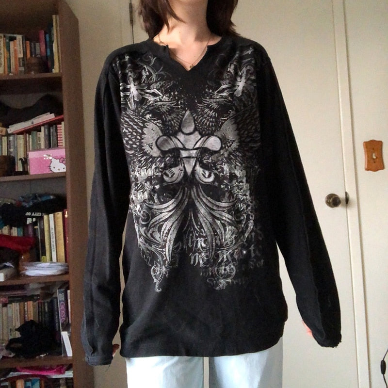 Y2K Vintage Long Sleeve Tee