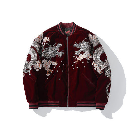 Dragon and  Phoenix Embroidery Jacket