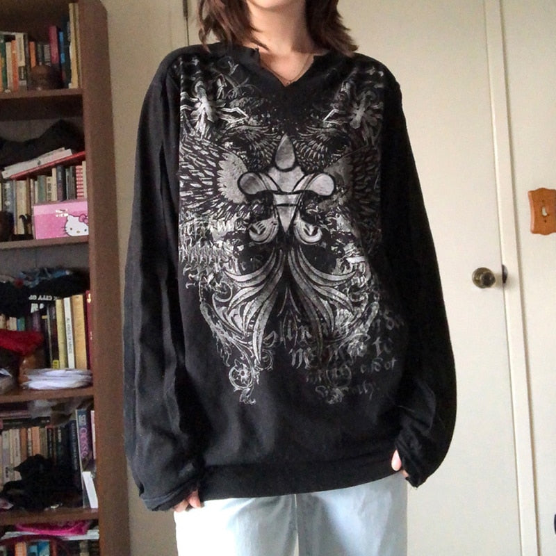 Y2K Vintage Long Sleeve Tee