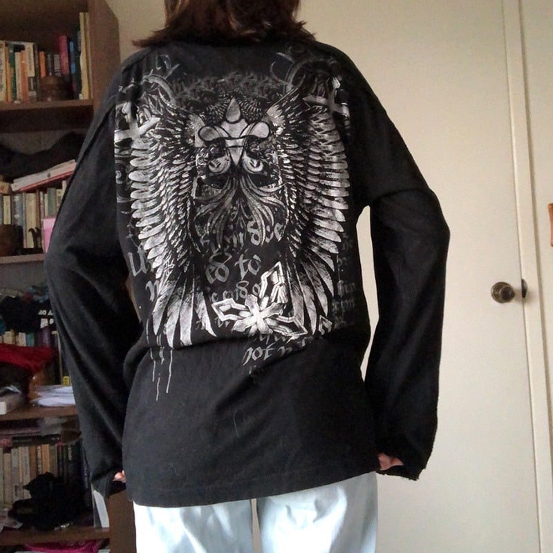 Y2K Vintage Long Sleeve Tee