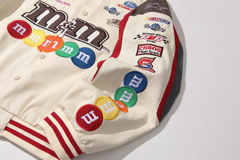 Racing M&M Varsity Jacket