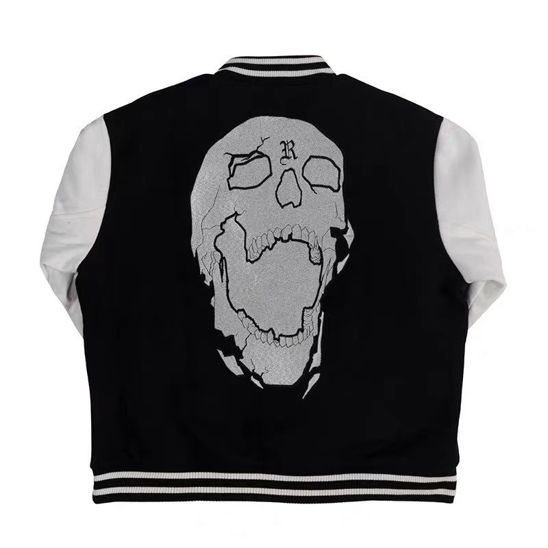 Revenge Skull Head Varsity Jacket