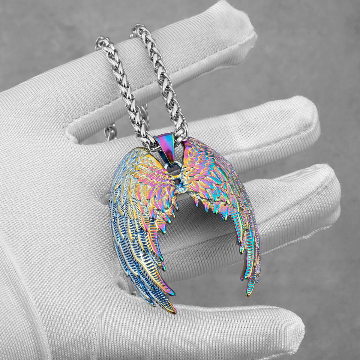 Bird Wings Stainless Steel Necklace