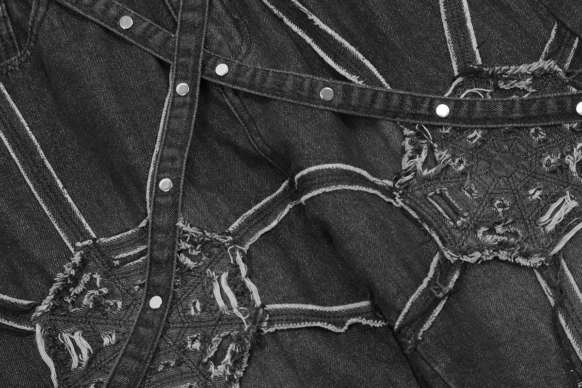 Streetwear Net Baggy Jeans
