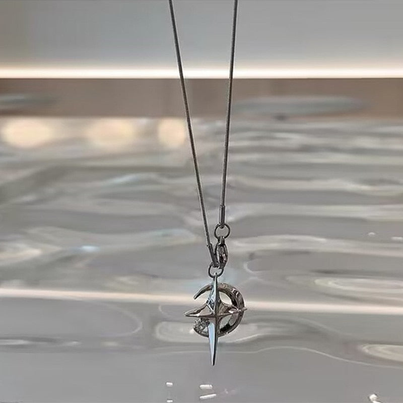 Moon Star Necklace