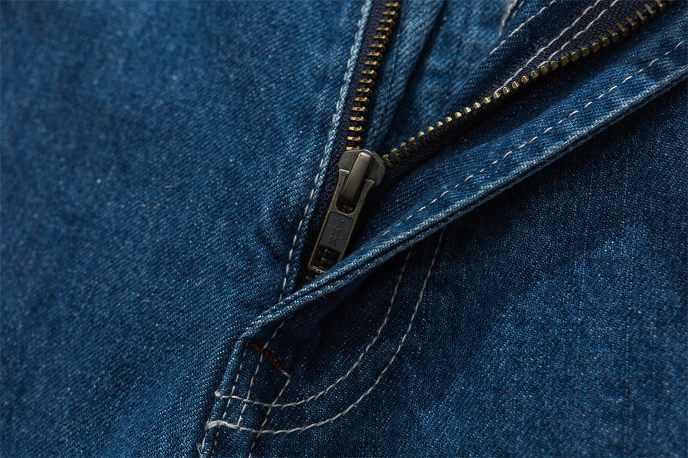 Men's Handmade Blue Carpenter Japanese Jeans
