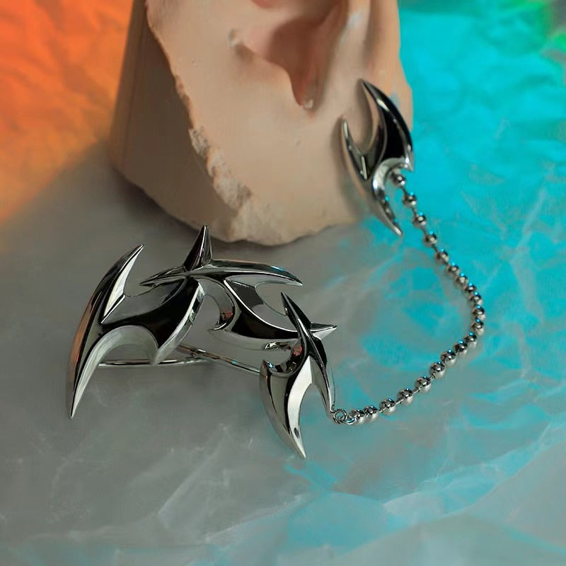 Double Clip On Earrings