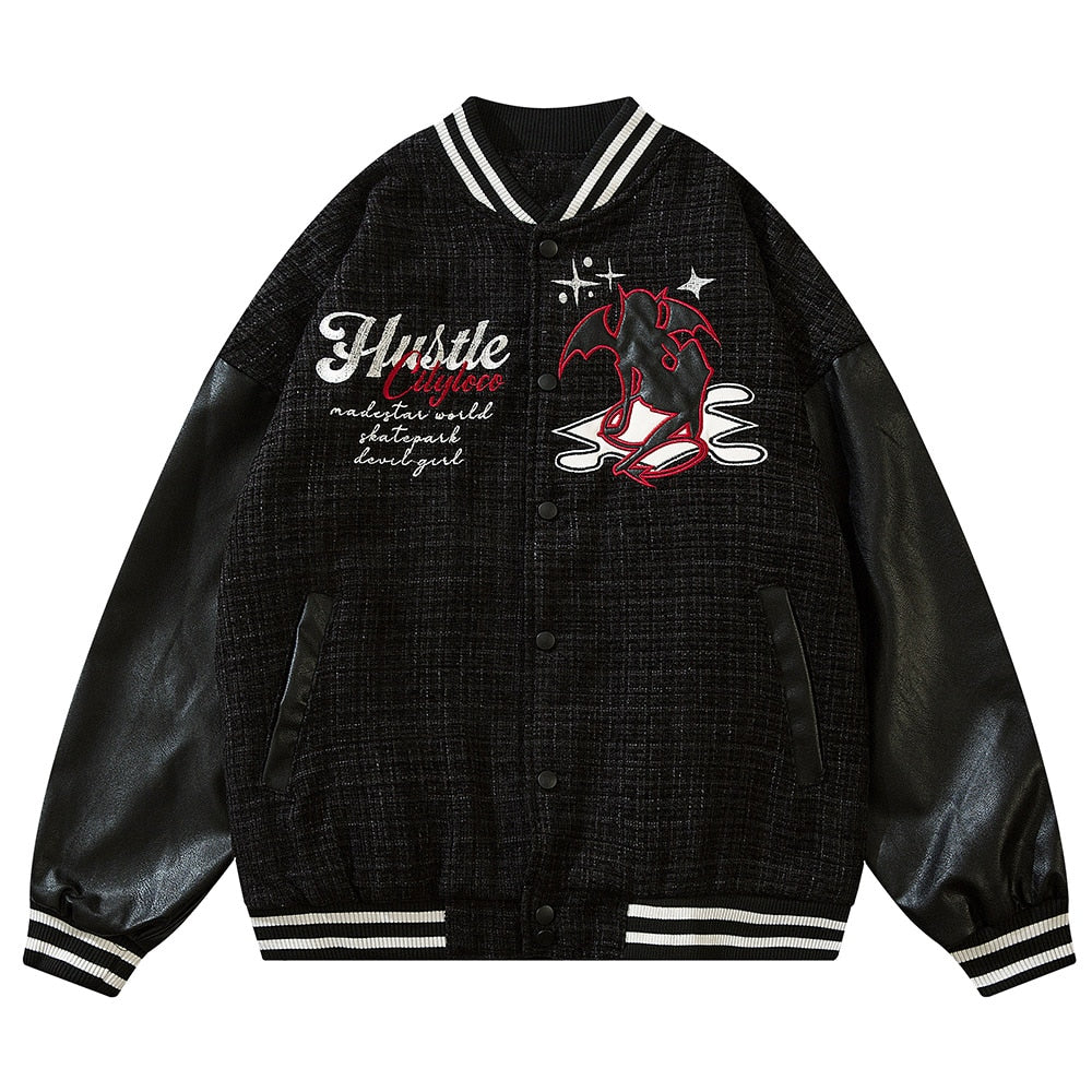 Devil Girl Varsity Jacket