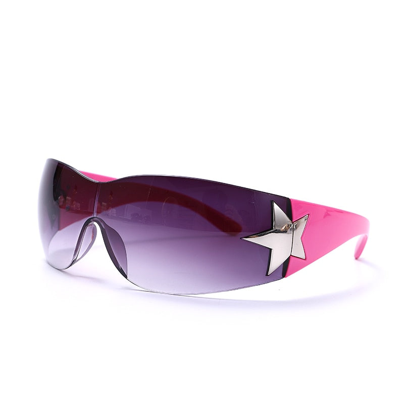 Wrap Around Star Sun Glasses