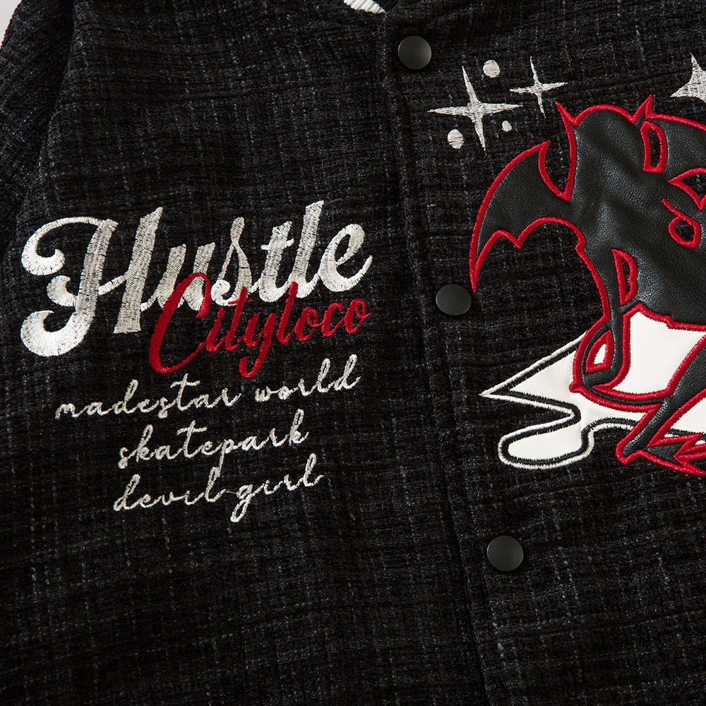 Devil Girl Varsity Jacket