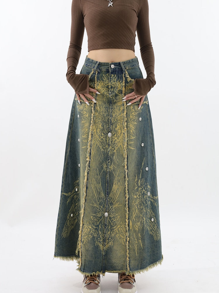 Vintage Women's Denim Skirt