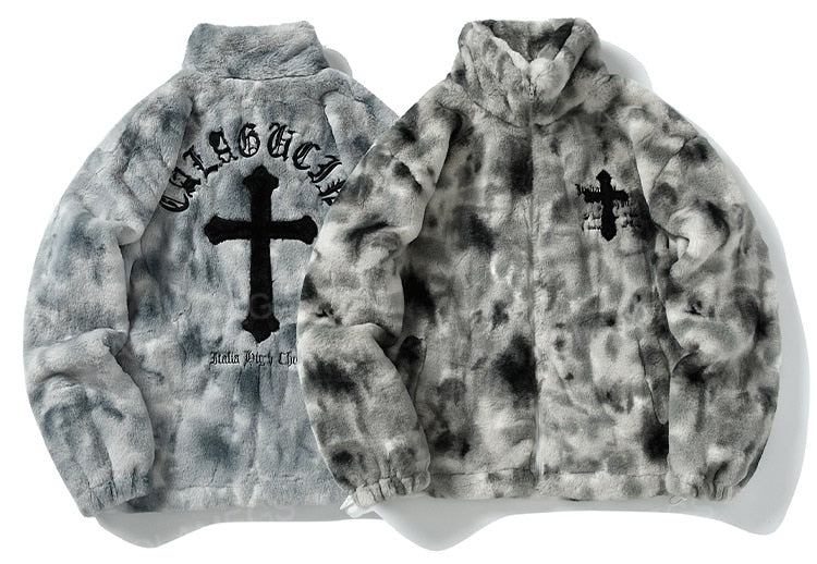 Rabbit Fur Cross Jacket