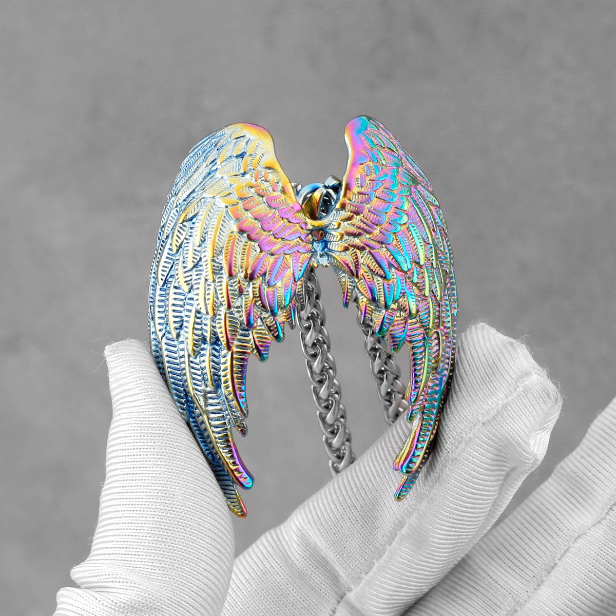 Bird Wings Stainless Steel Necklace