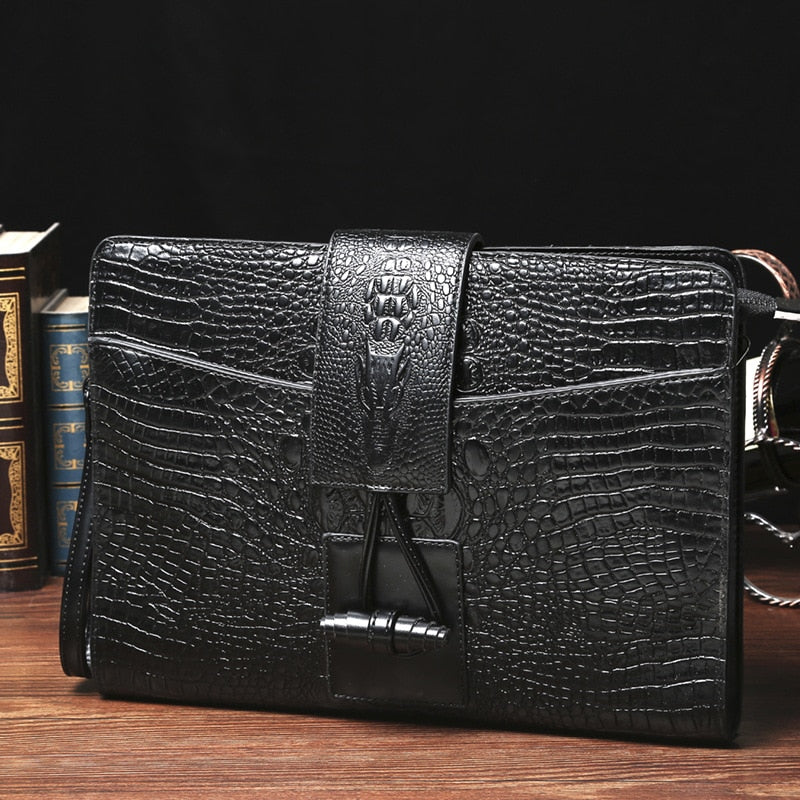 Crocodile Pattern Leather Bag's