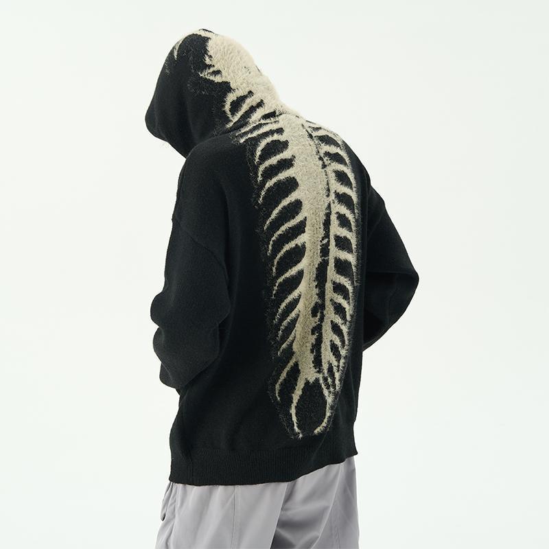 Centipede Knitted hoodie