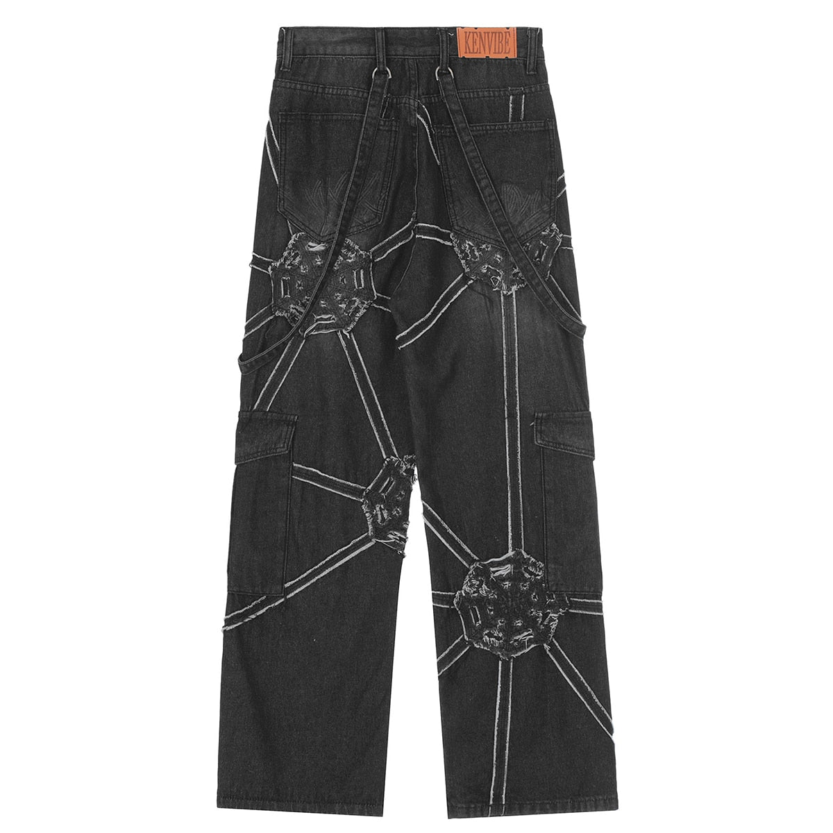 Streetwear Net Baggy Jeans
