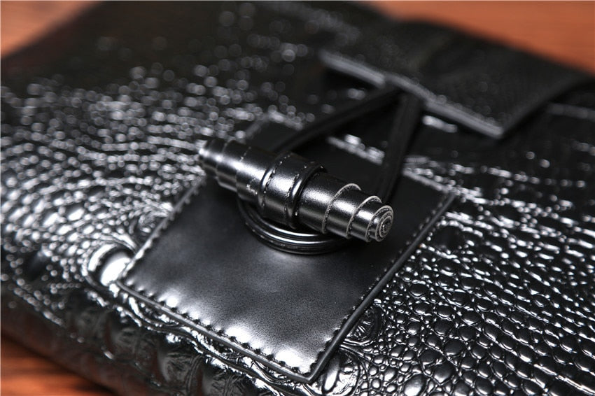 Crocodile Pattern Leather Bag's