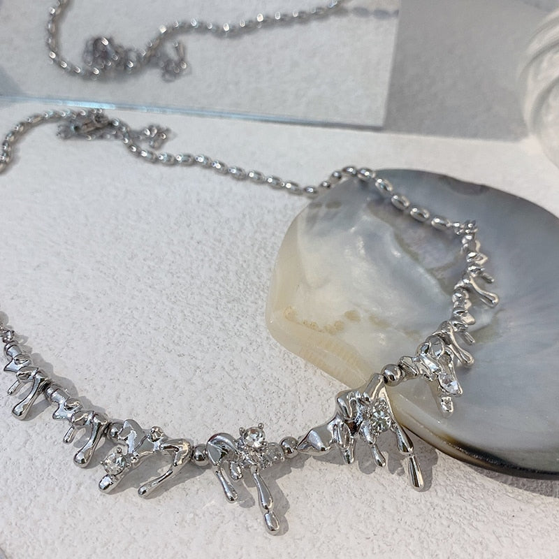Water Droplet Necklace