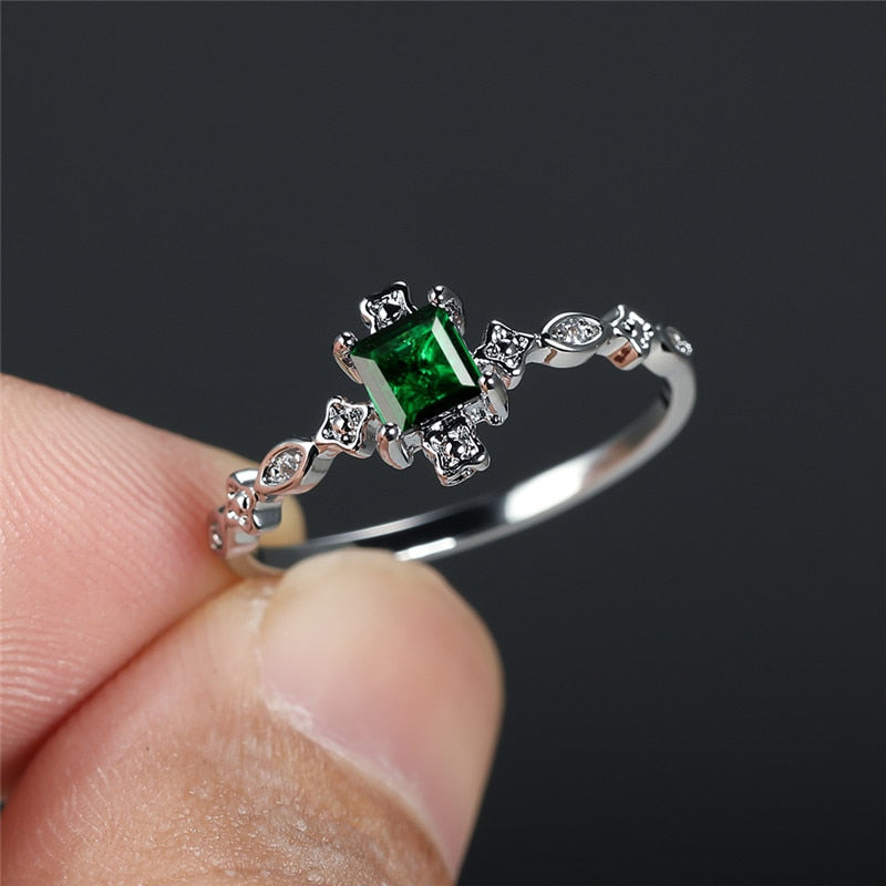 Vintage Multi Color Rhinestone Ring