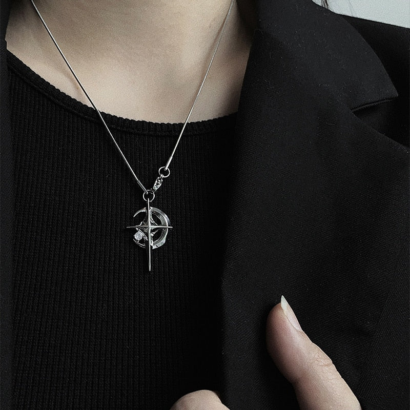 Moon Star Necklace