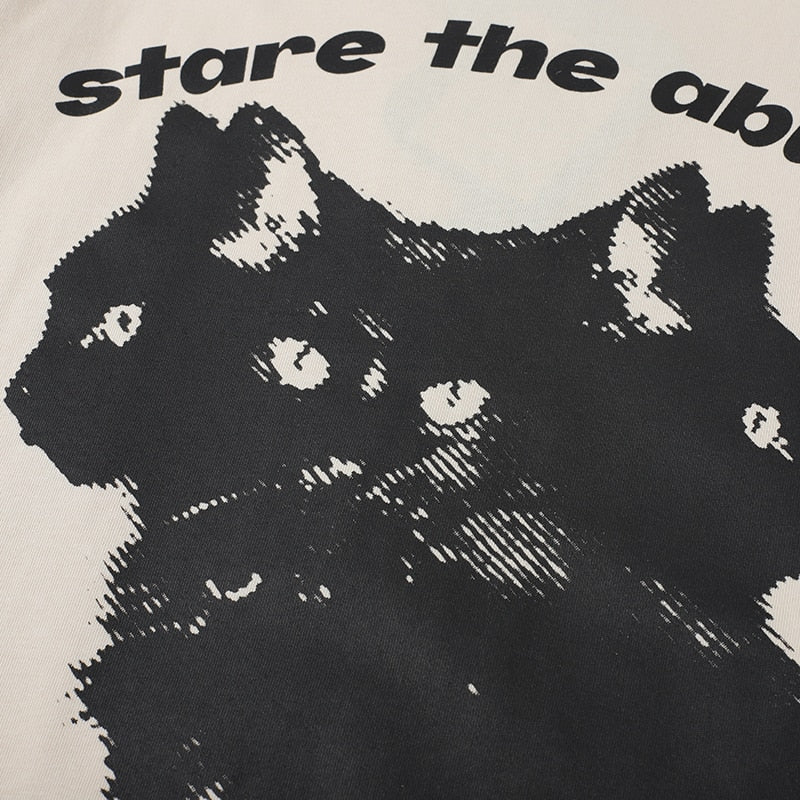 3 Headed Black Cat Tee