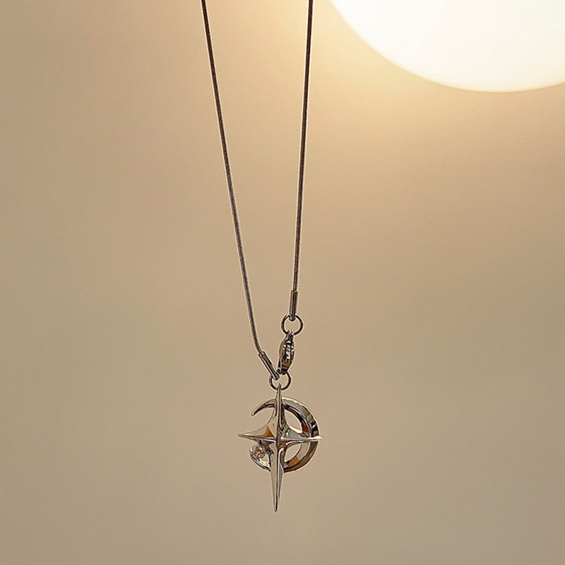 Moon Star Necklace