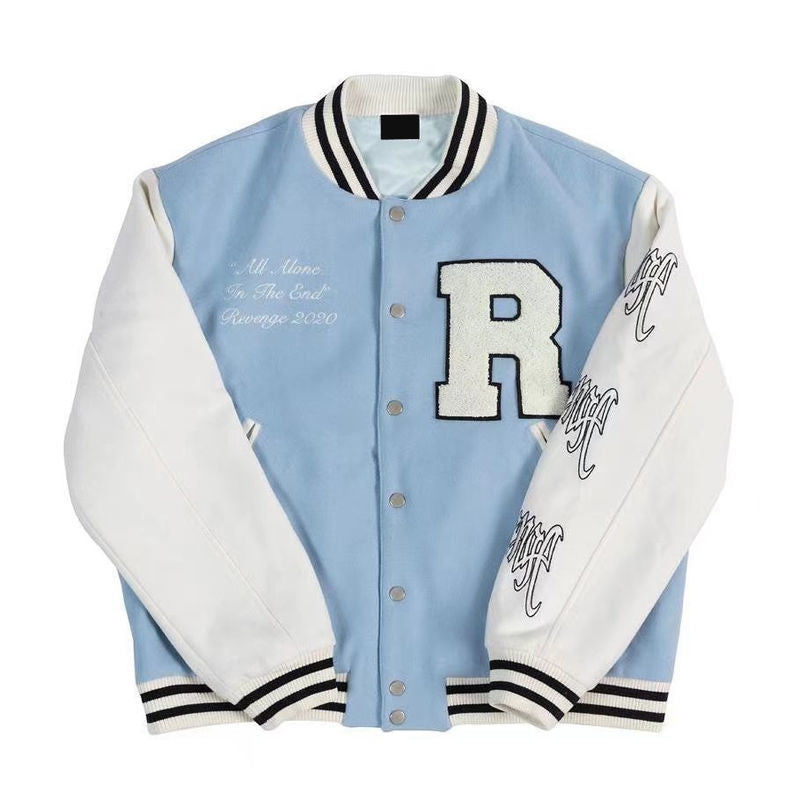 Revenge Skull Head Varsity Jacket