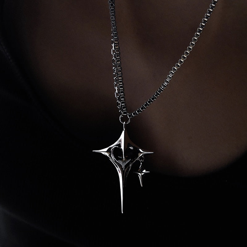 Dark Hearth Cross Necklace