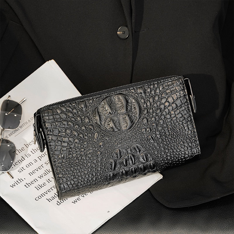 Crocodile Pattern Leather Bag's