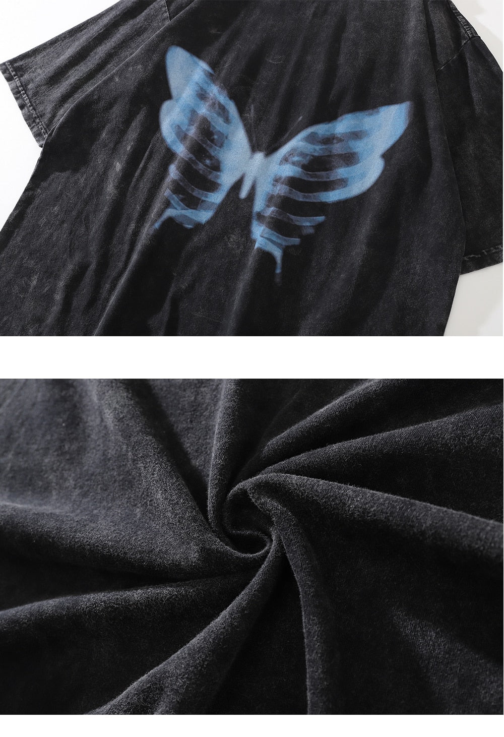 Skeleton Butterfly Tee