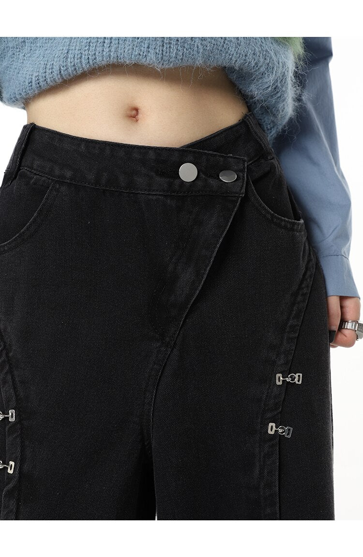 Women's Oversize Wide Jeans