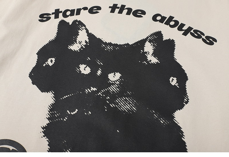 3 Headed Black Cat Tee