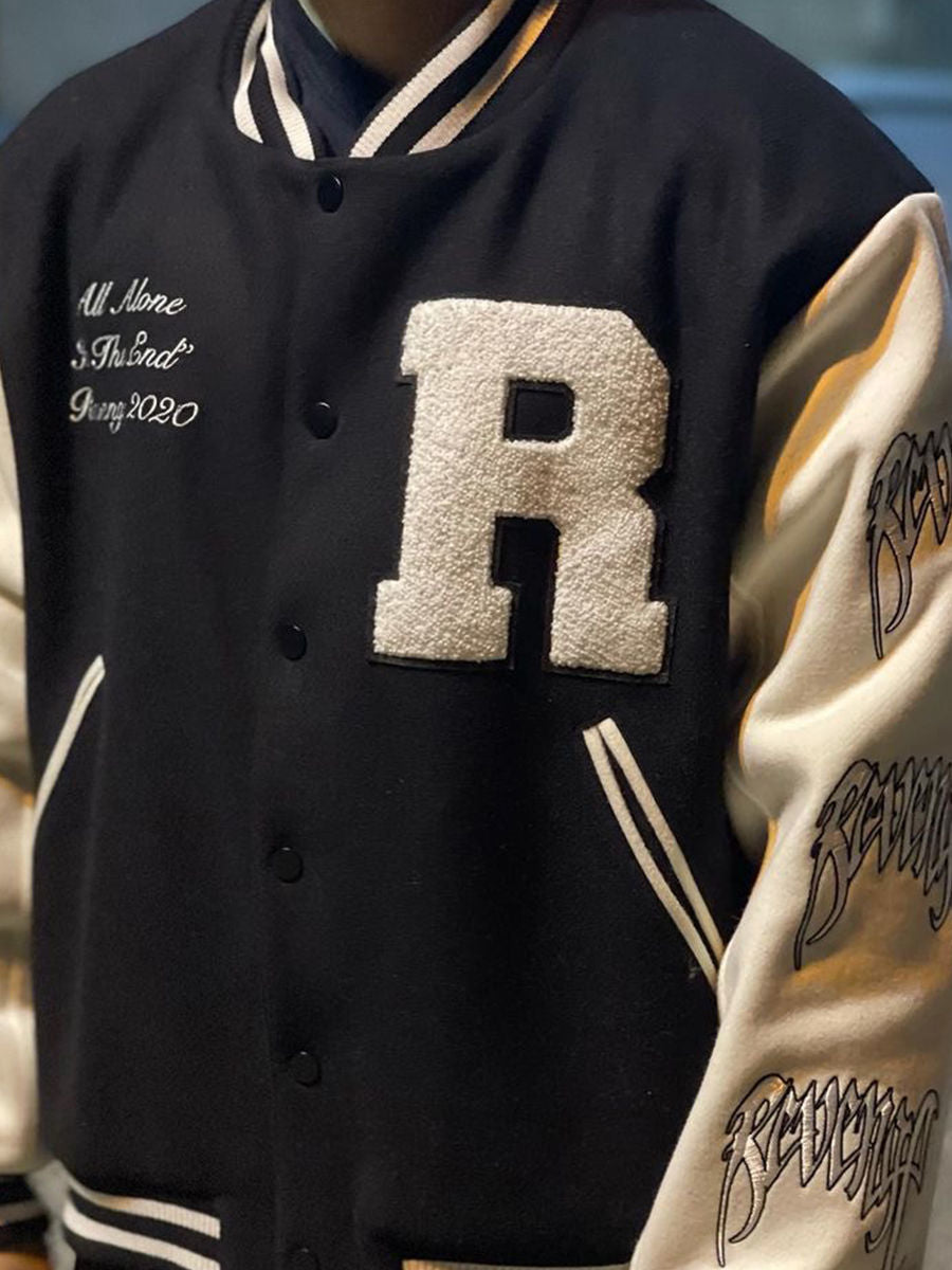 Revenge Skull Head Varsity Jacket