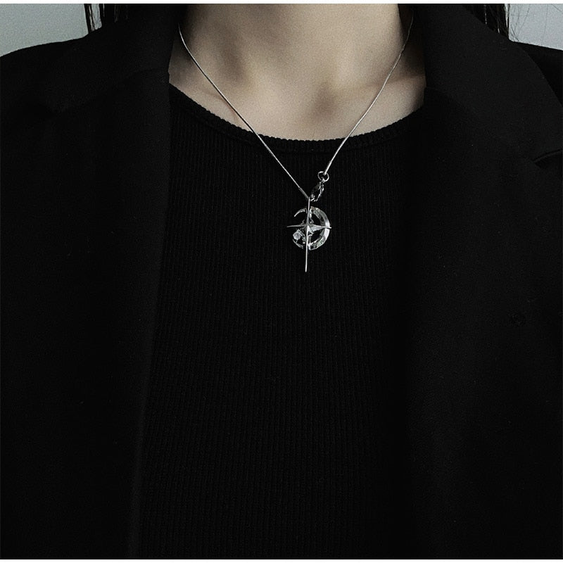 Moon Star Necklace