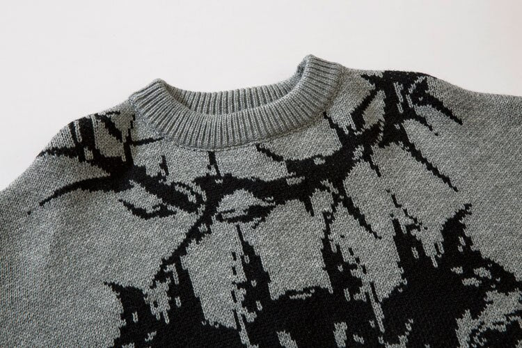 Vintage Doberman Knitted Sweater