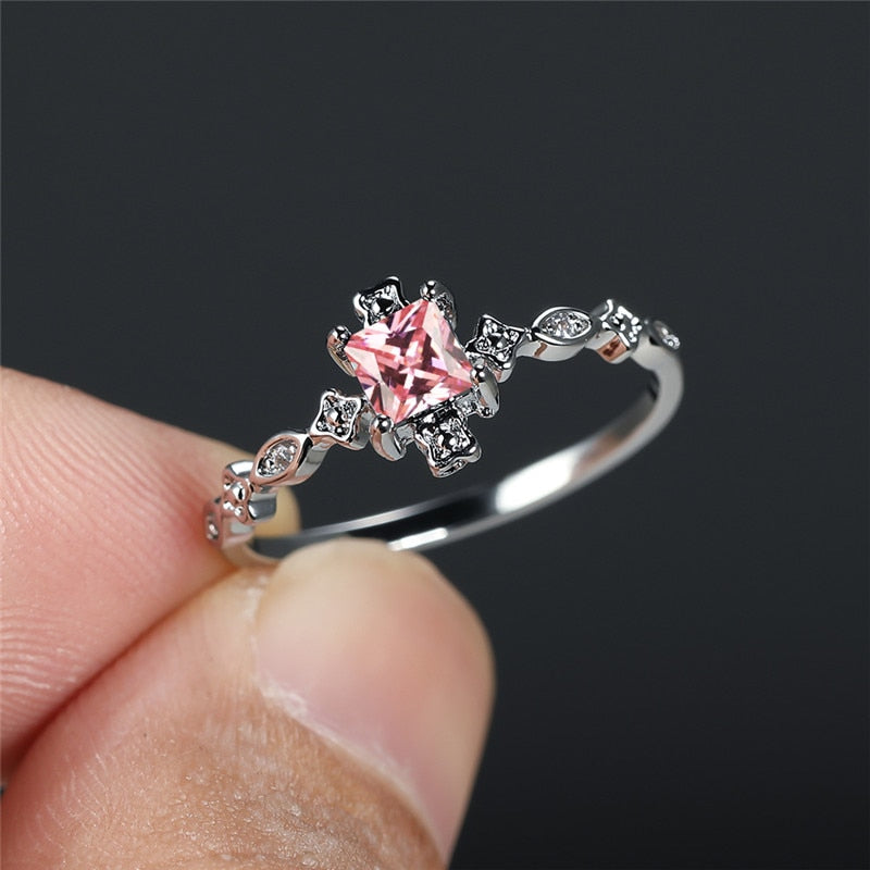 Vintage Multi Color Rhinestone Ring