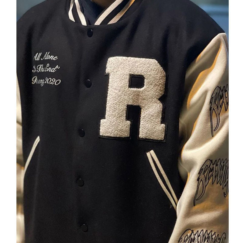 Revenge Skull Head Varsity Jacket