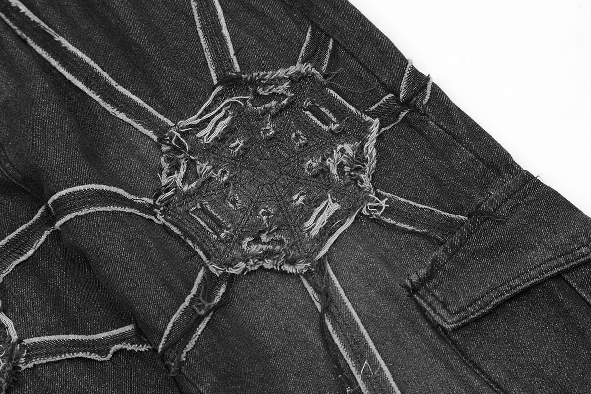 Streetwear Net Baggy Jeans