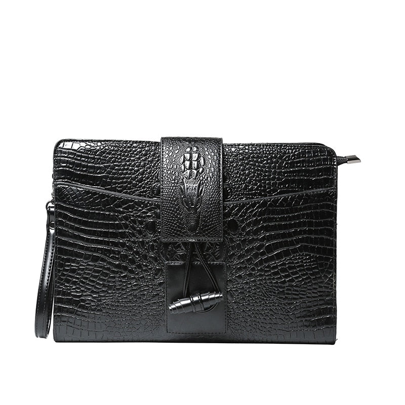 Crocodile Pattern Leather Bag's