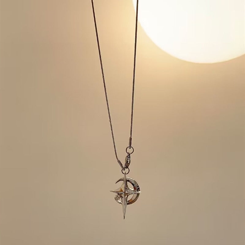 Moon Star Necklace