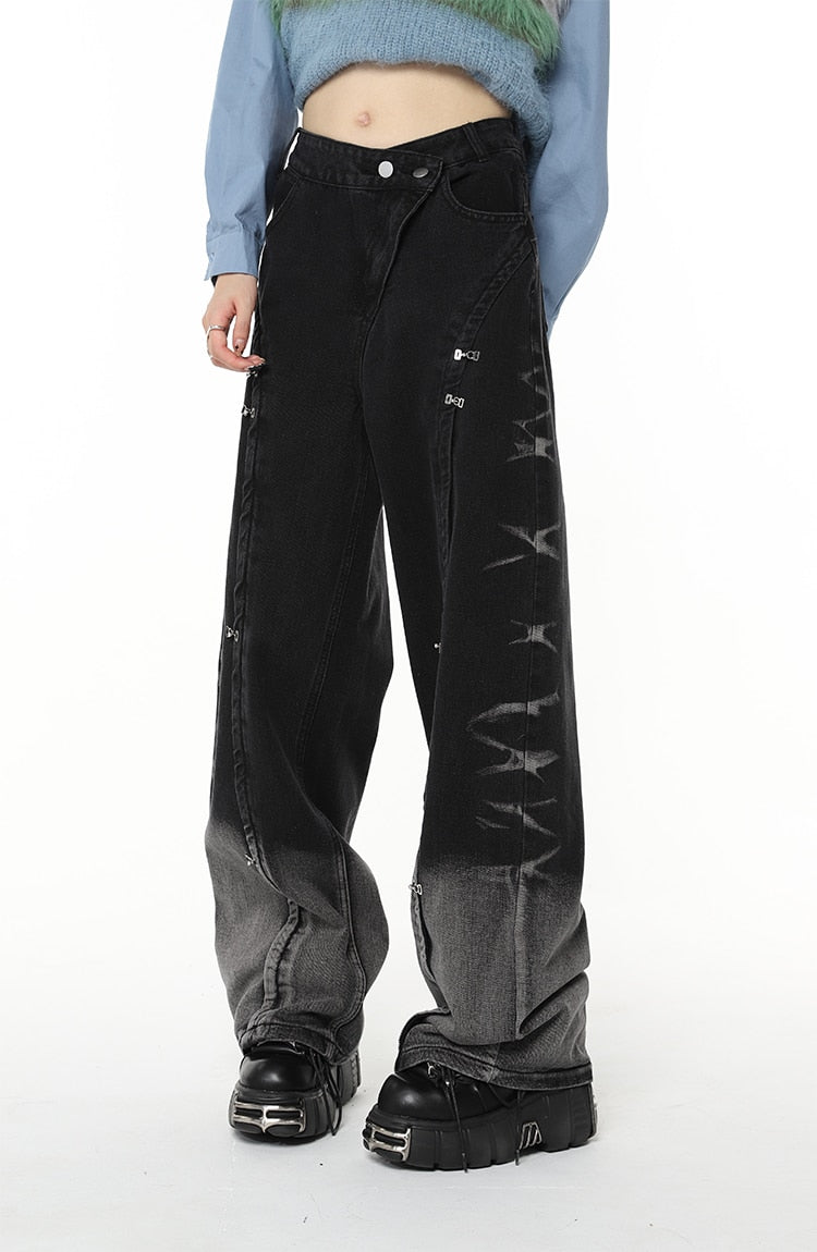 Women's Oversize Wide Jeans