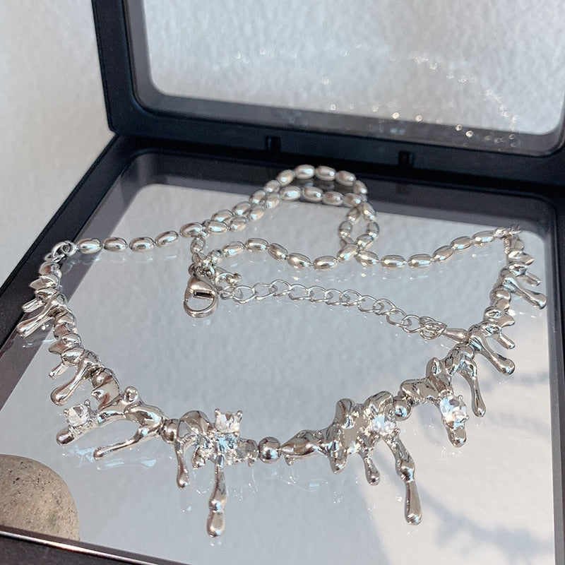 Water Droplet Necklace
